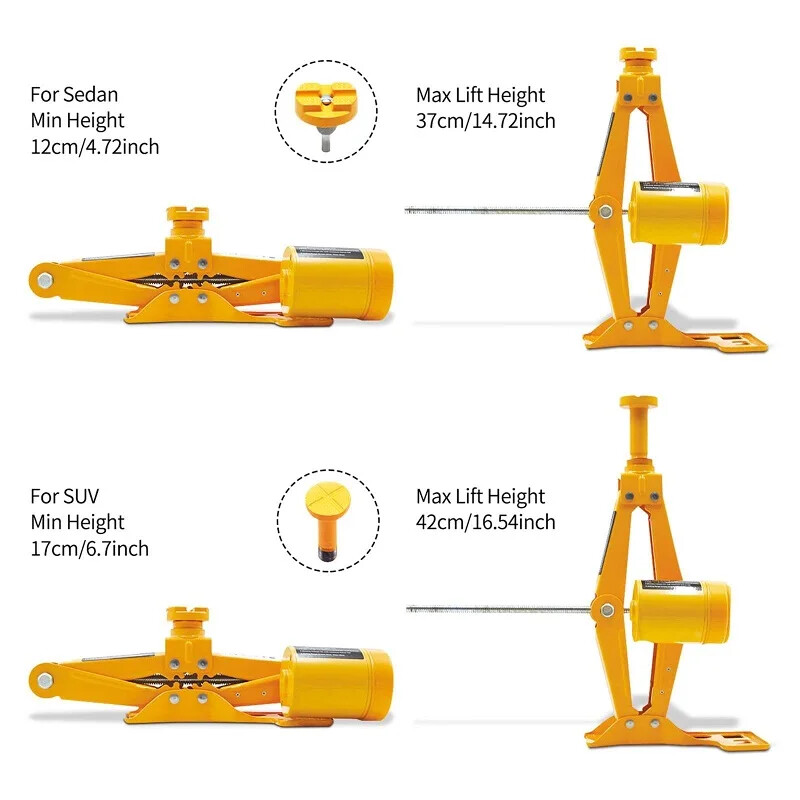 Car Electric Jack Automotive Lifting Equipment Car Lift Scissor Jack Repair Tool - Image 5