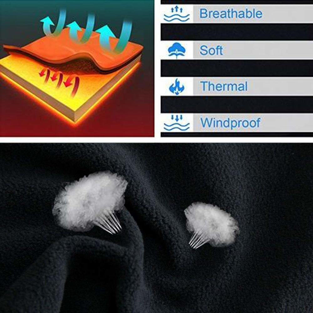 Windproof Fleece Neck Winter Warm Balaclava Ski Full Face Mask for Cold Weather - Image 5