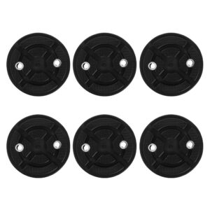 6 Pcs Rubber Car Lift Pads Vehicle Support Automotive Blocks Jack