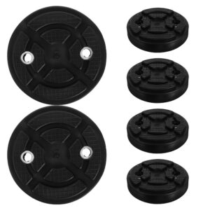 6 Pcs Rubber Pads for Car Lift Replacement Round Jack Stabilizer