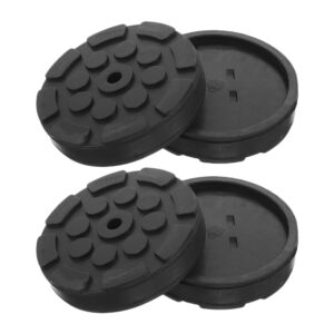4 Pcs Pad for Floor Jack Car Trolley Rubber Cushion Stand Adapter