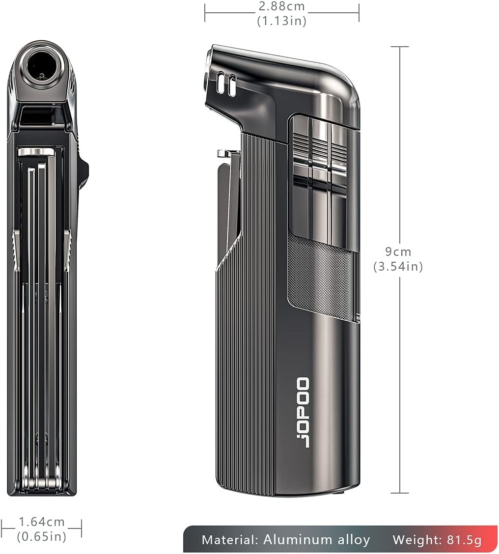 Pipe Lighter Gas Butane Refillable Soft Flame with Cleaner Tools (Sold... - Image 3