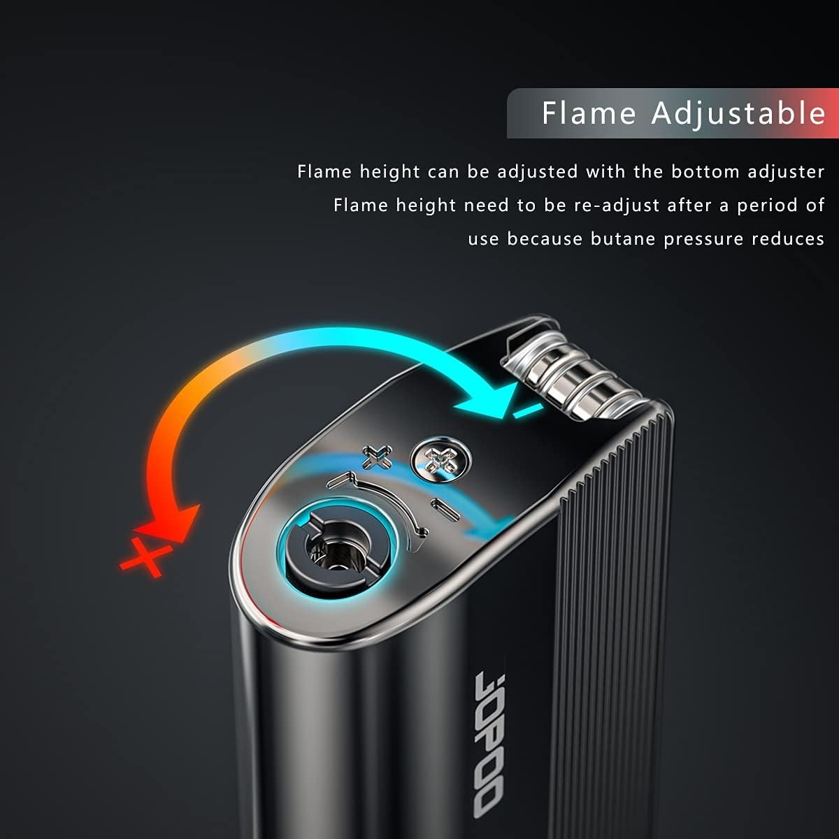 Pipe Lighter Gas Butane Refillable Soft Flame with Cleaner Tools (Sold... - Image 5