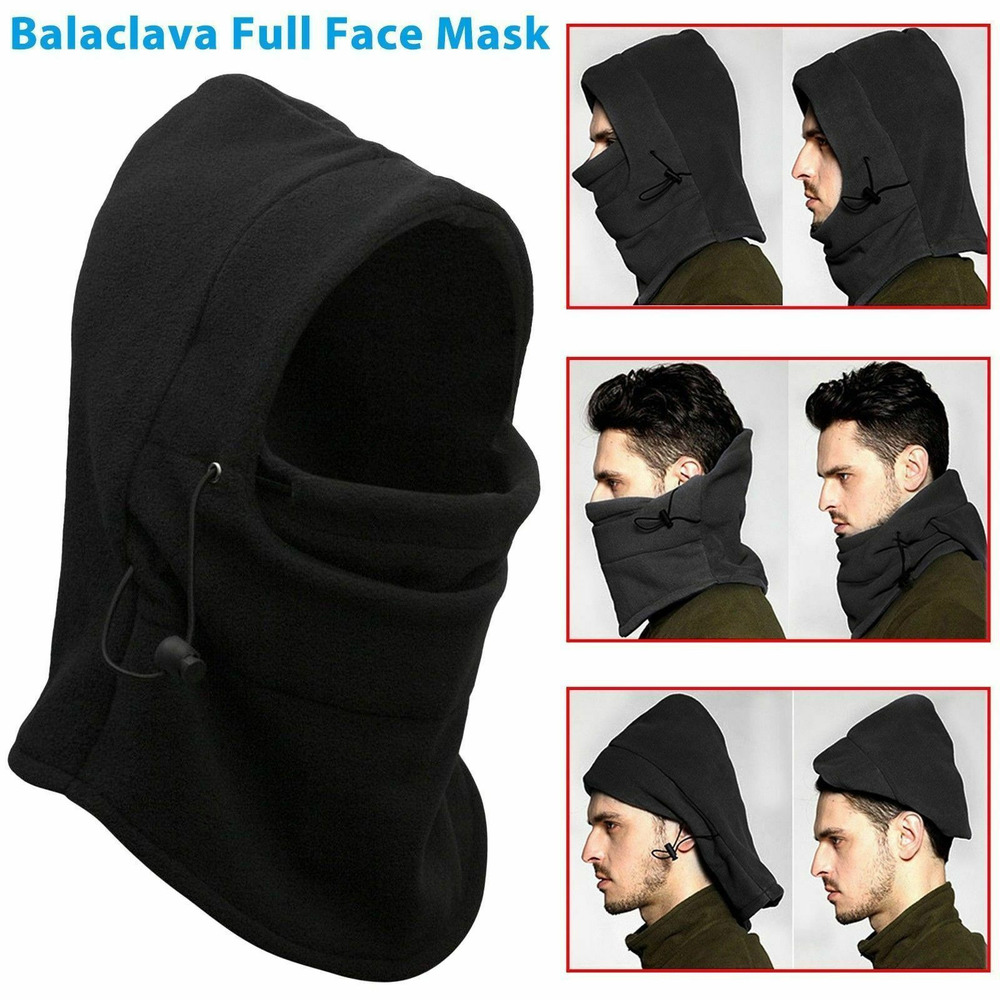Windproof Fleece Neck Winter Warm Balaclava Ski Full Face Mask for Cold Weather - Image 4