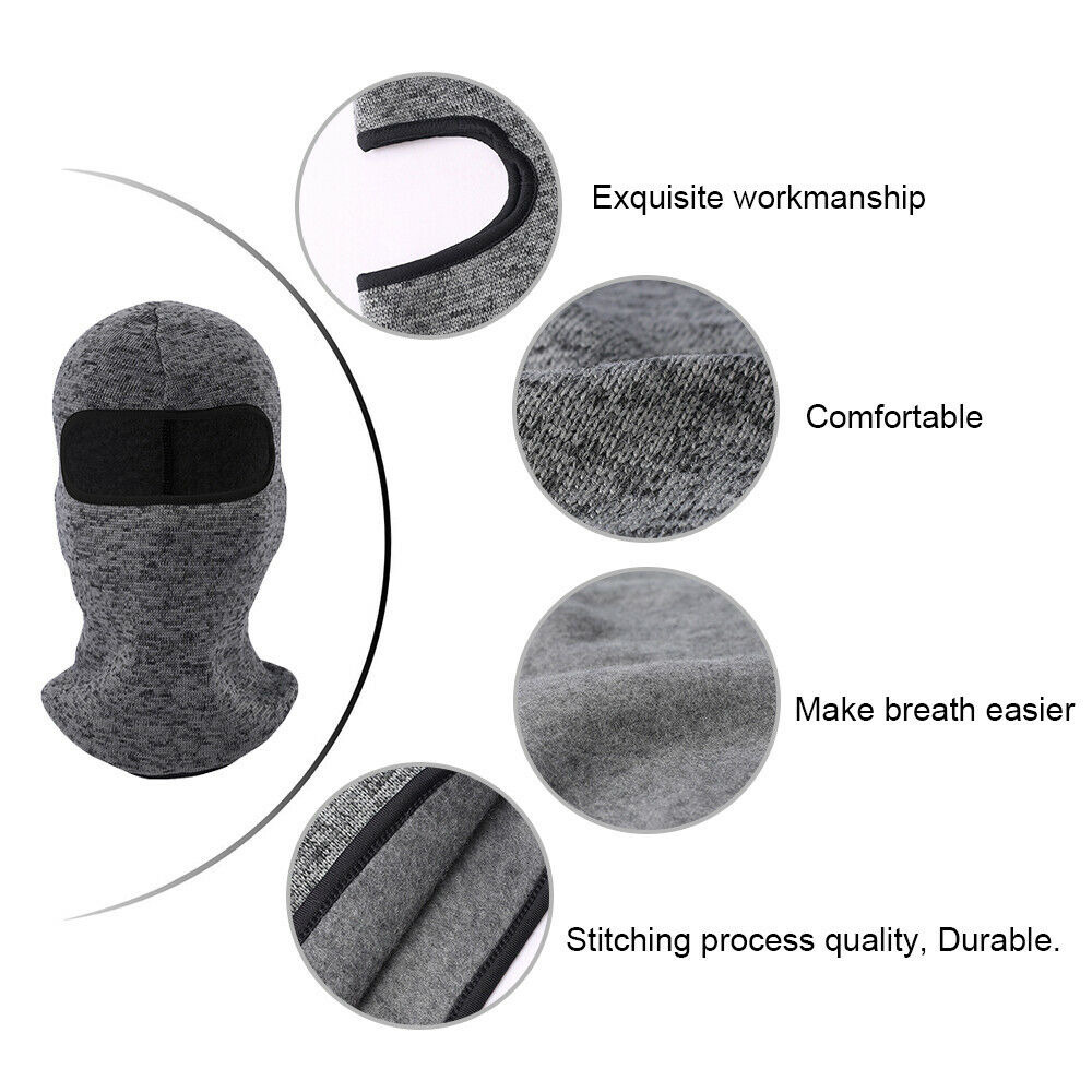 Cold Weather Men Balaclava Winter Head Cover Full Face Mask Motorcycle Gear - Image 5