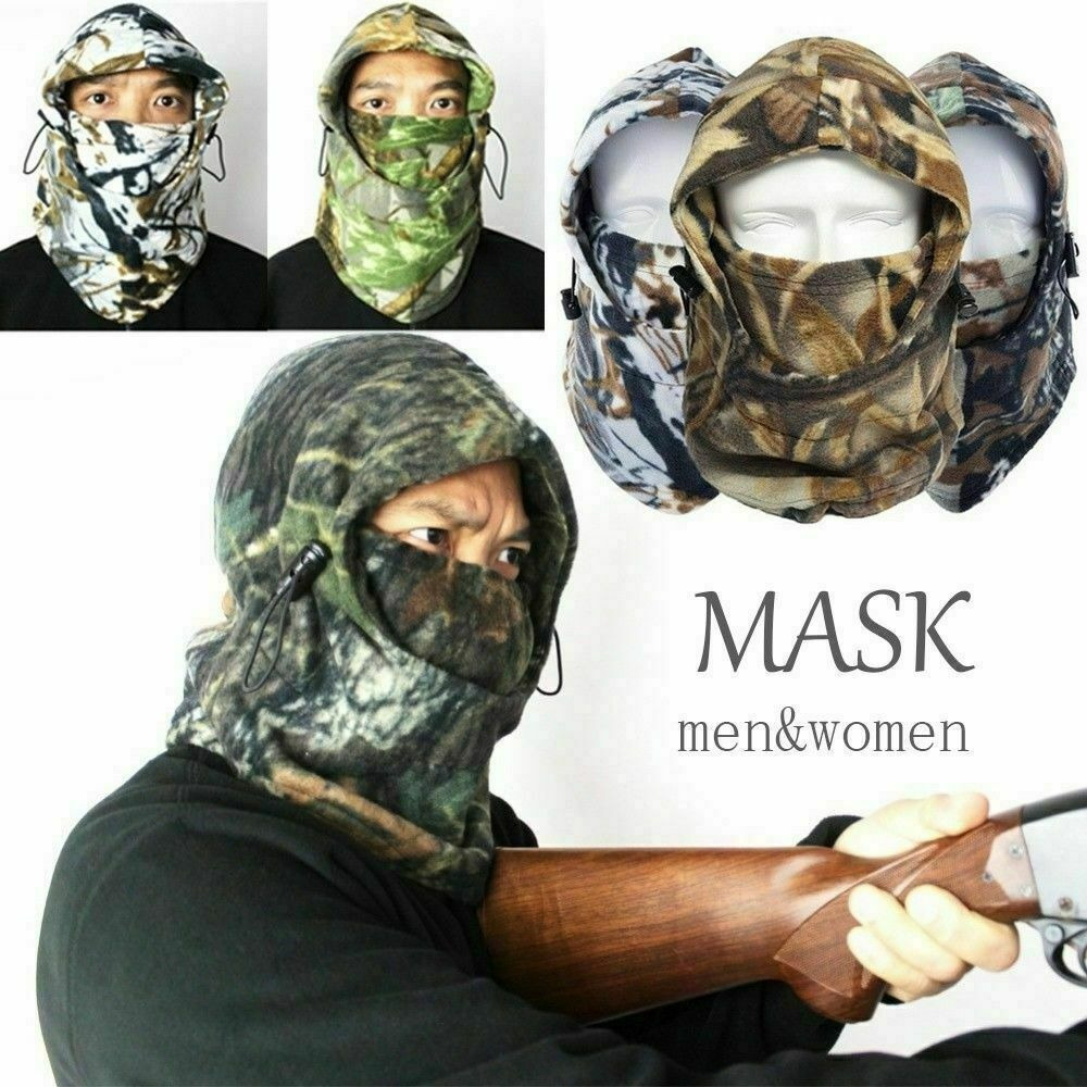 Windproof Fleece Neck Warm Balaclava Ski Full Face Mask for Cold Weather - Image 2