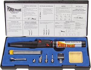 Power Probe PPSK Butane Soldering Iron Kit Brand New!