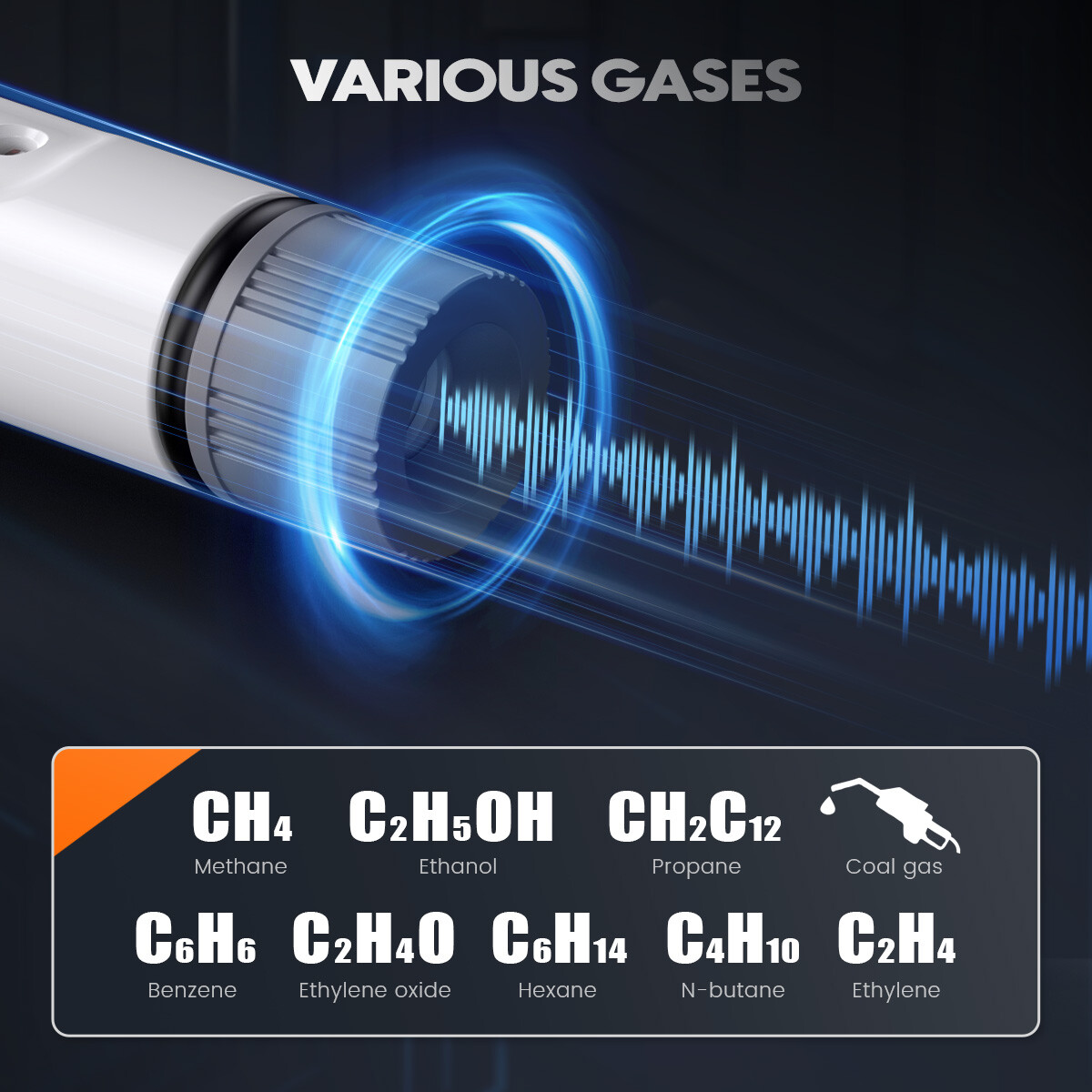 US Natural Gas Leak Detector Pen Methane Propane Combustible Gas Detector ANCEL - Image 5
