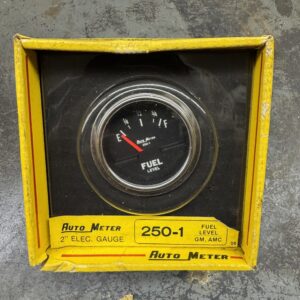 Vintage Fuel Level Gauge Auto Meter NOS Never Used Whitlock Automotive Gas