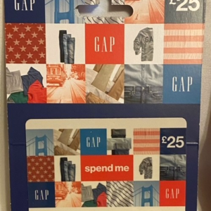 UK Version GAP Clothing Stores 2016 Gift Card Collectible NO VALUE