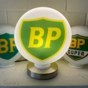 BP 1989 Medium 10 inch Gas Pump Globe, Oil Petrol Garage Automotive Memorabilia