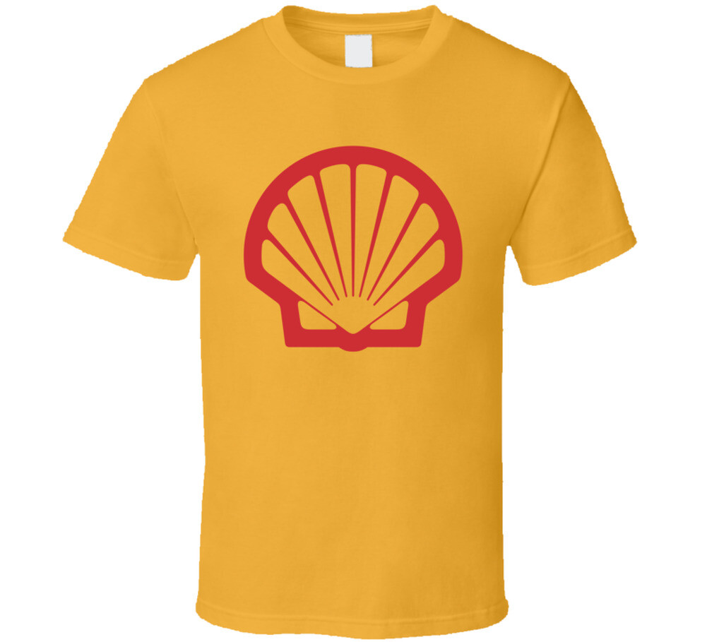Shell, T-shirt, Gas, Station, Retro, Logo, Car, Automotive, Petrolium, Petrol