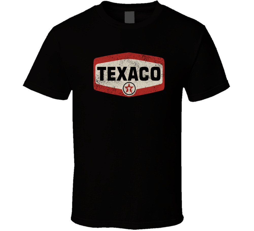 Texaco, T-shirt, Gas, Station, Automotive, Car, Texas, Retro, Logo