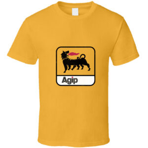 Agip, T-shirt, European, Petro, Eni, Gas Station, F1, Racing, Car, Automotive