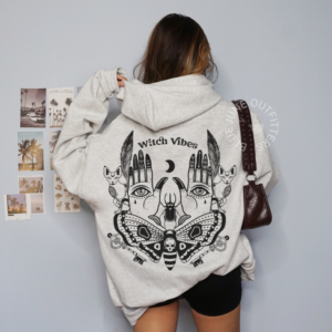 š Witch Vibes Unisex Hoodie ā Mystic Graphic Sweatshirt (Sā4XL) | Witchy Vibes