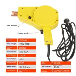 Spot Welder 220V 2KW Portable Sheet Metal Repair Machine Automotive Dent Repair