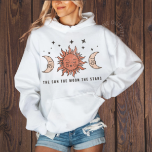 THE SUN THE MOON THE STARS | BOHO CELESTIAL HOODIE