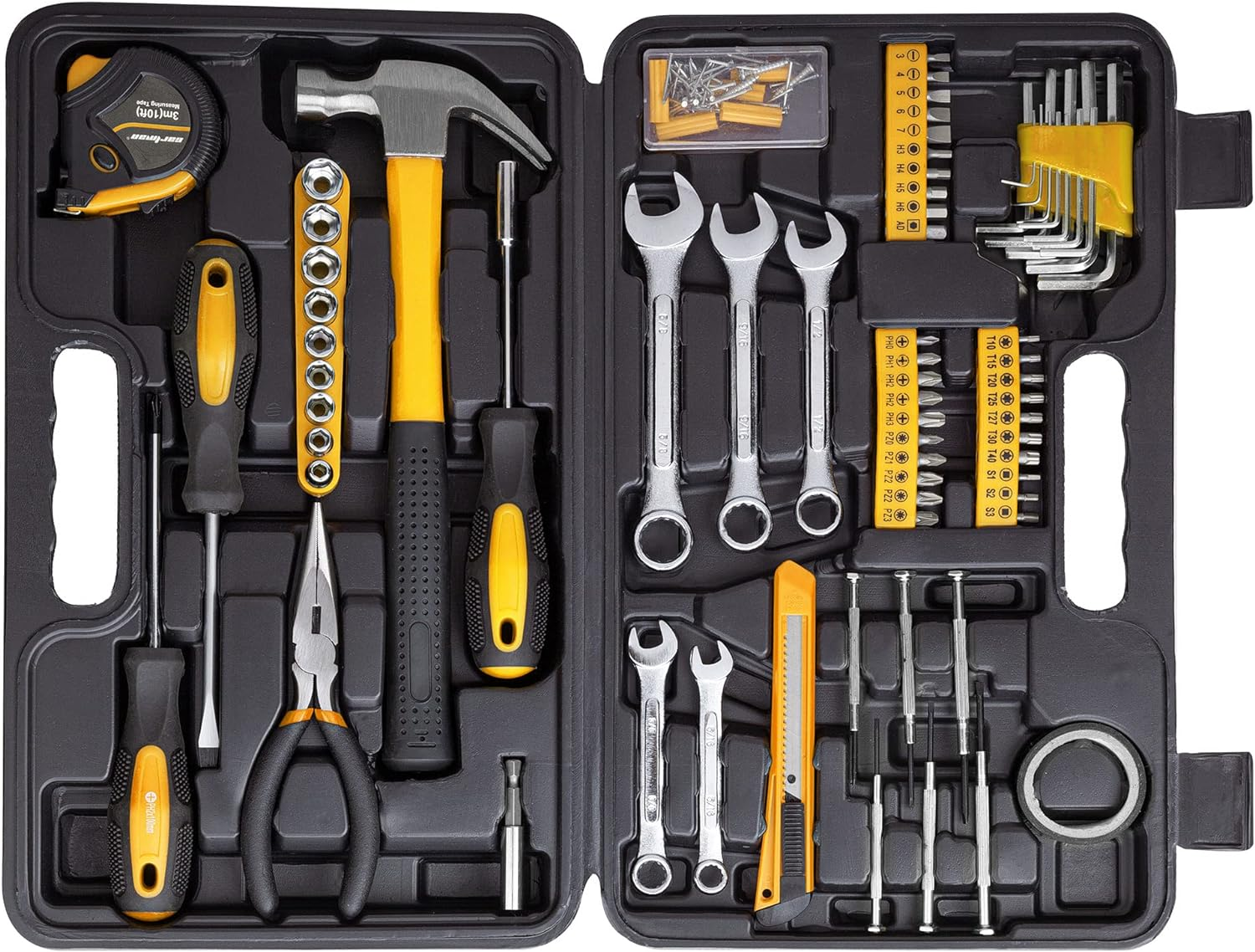 148PCS Tool Set General Hand Storage Case Automotive & Household Toolbox Kit New - Image 2