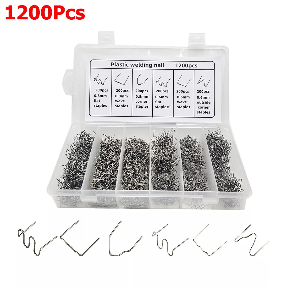 1200x Welding Nails Automotive Repair Welding Wire For Car Bumper Repair Machine
