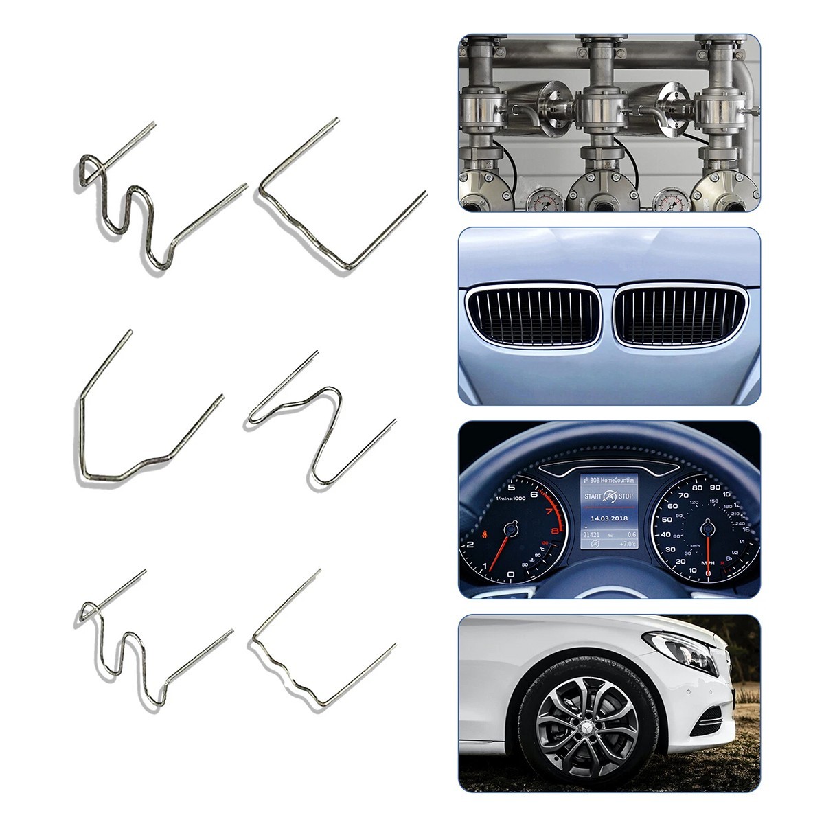 1200x Welding Nails Automotive Repair Welding Wire For Car Bumper Repair Machine - Image 4