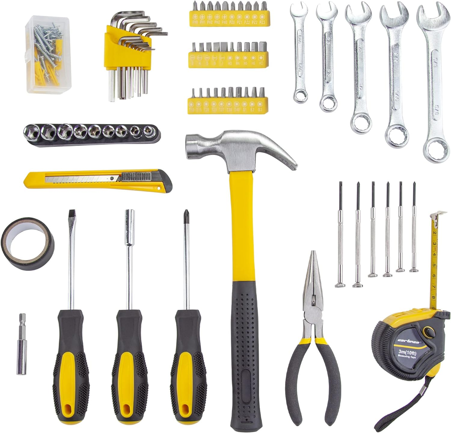 148PCS Tool Set General Hand Storage Case Automotive & Household Toolbox Kit New - Image 3