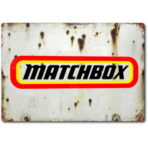 MATCHBOX Tin Metal Sign Toy Metal Cars Garage Man Cave Model Car