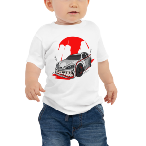 Monster Car Baby T-Shirt, Cartoon, Comic, Bigfoot, Monster Jam, Race Car