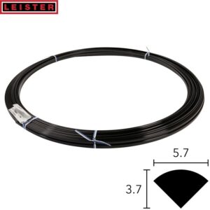 Leister 1KG Welding Rod PC/PBT Automobile, Profile A 90-5.7, Black - 112.185
