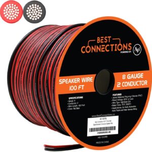 Speaker Zip Wire Primary Bonded Red & Black Cable Stranded Car Audio Automotive
