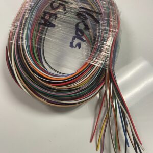 18 AWG TXL HIGH TEMP AUTOMOTIVE POWER WIRE 16 STRIPE COLORS 15 FT EA PRD