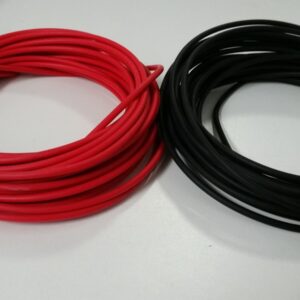 50 FEET AUTOMOTIVE PRIMARY WIRE 14 AWG HIGH TEMP GXL WIRE BLACK + RED 25 FT EA