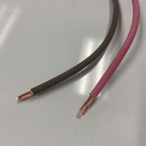AUTOMOTIVE WIRE 10 AWG GXL WIRE PINK 50 FT + 50 FT BROWN MADE IN U.S.A