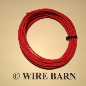 10 AWG GXL RED AUTOMOTIVE WIRE - HIGH TEMP - 25 FEET - WE HAVE MANY COLORS