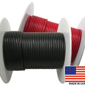 (2) 20 Gauge Wire 100 FT Red & Black Primary AWG Automotive Stranded Copper USA