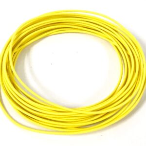 AUTOMOTIVE WIRE - 12 GAUGE GA HIGH TEMP GXL COPPER WIRE YELLOW - 25' U.S.A MADE