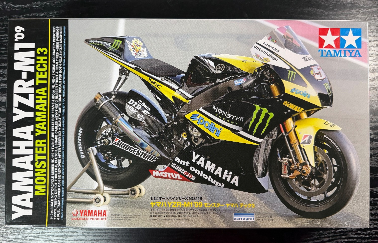 TAMIYA MONSTER YAMAHA TECH3 YZR-M1'09 Item14119 1/12 from Japan5