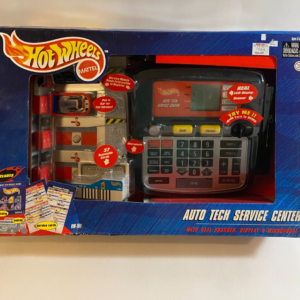 HOT WHEELS AUTO TECH SERVICE CENTER WITH REAL SCANNER,DISPLAY,MICROPHONE NIB 
