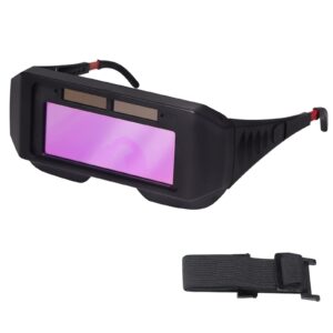 LCD Welder Glasses Safety Protective Solar Powered Auto Darkening Welding Goggle