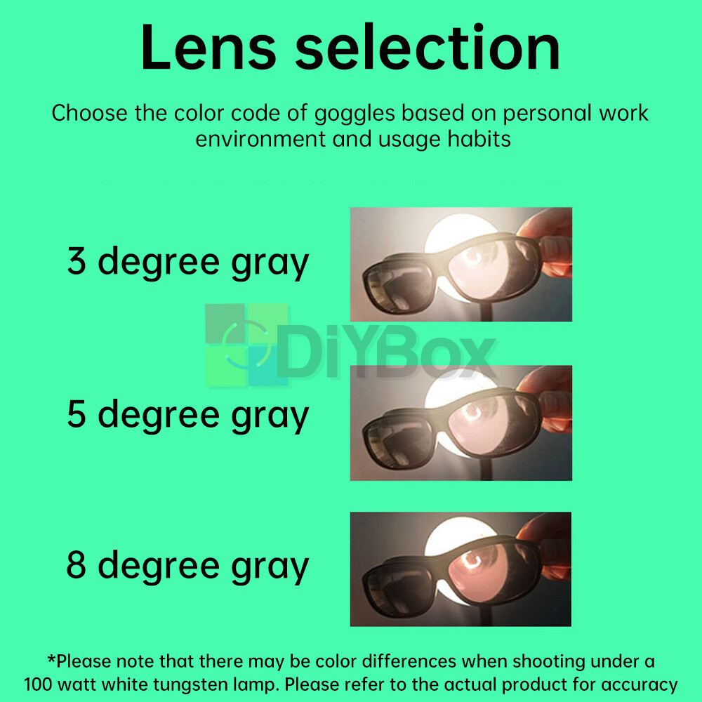 Welding Safety Glasses Goggles for Plasma or Gas Cutting & Welding Shade 3/5/8 - Image 5