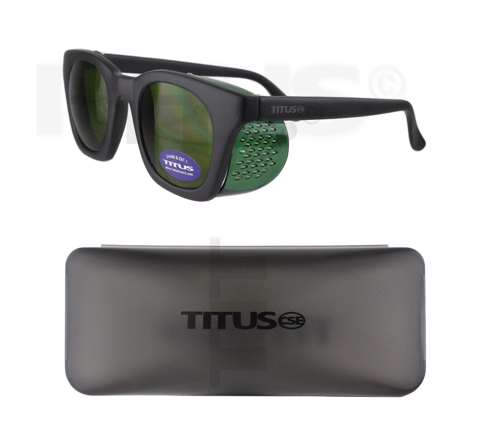 Titus Retro Style Safety Welding Glasses Goggles Side Shields Z87 ANSI IR #5 - Image 5