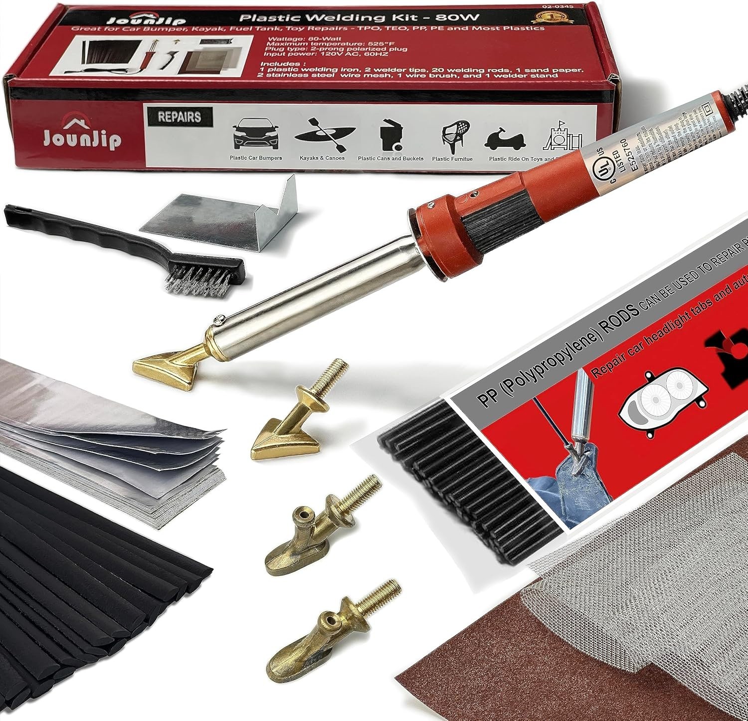 Brand New Plastic Welding Kit - Deluxe, Certified, 80W, for Automotive & Out... - Image 3