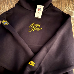 Los Angeles Rams Nike 2025 Rivalries Oversized Tech Fleece Hoodie XXL - NWT