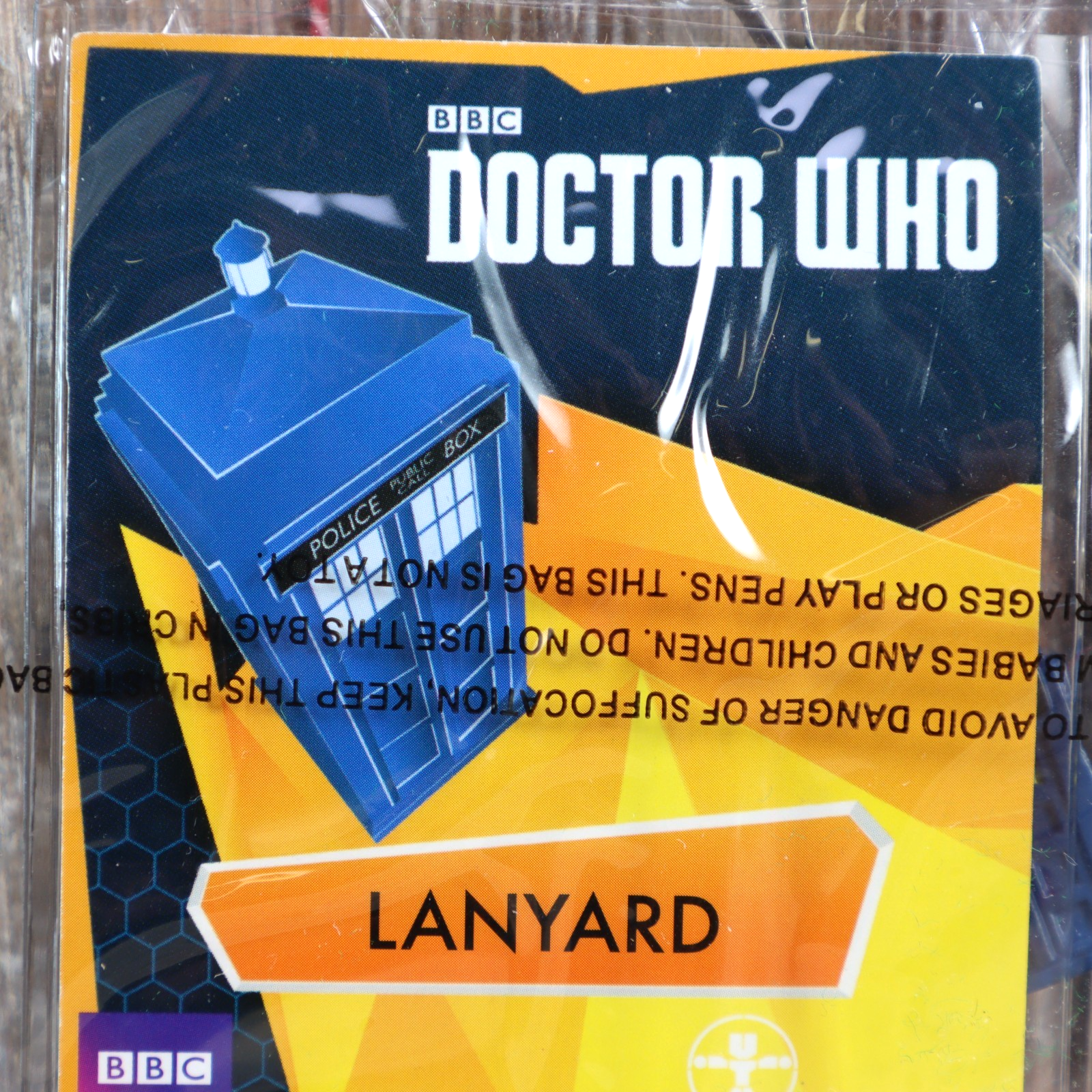 Doctor Who Lanyard Call Box With TARDIS Charm BBC Underground Toys 2012 Sealed - Image 2
