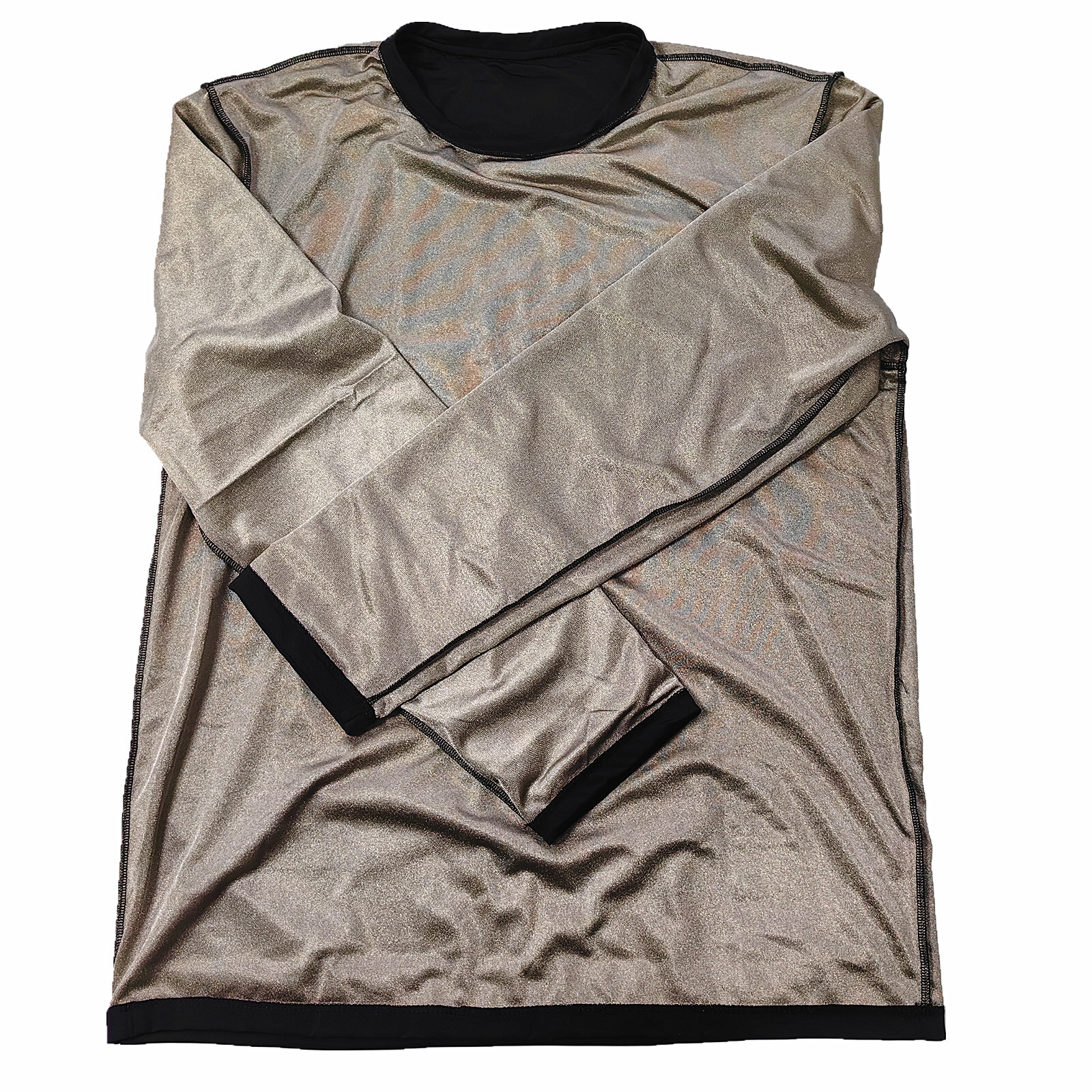 EMF Protection Shielding Anti-Radiation Silver Fiber Clothes-Long Sleeve Tops - Image 4