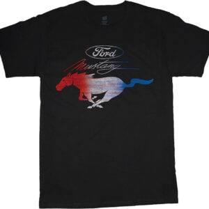 Ford Mustang Pony T-shirt Mens Ford Racing Tee Shirt Mens Clothing Accessories