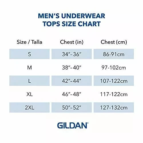 Gildan Men's A-Shirt Tanks, Multipack, Style G1104, White Tank Tops - Image 4