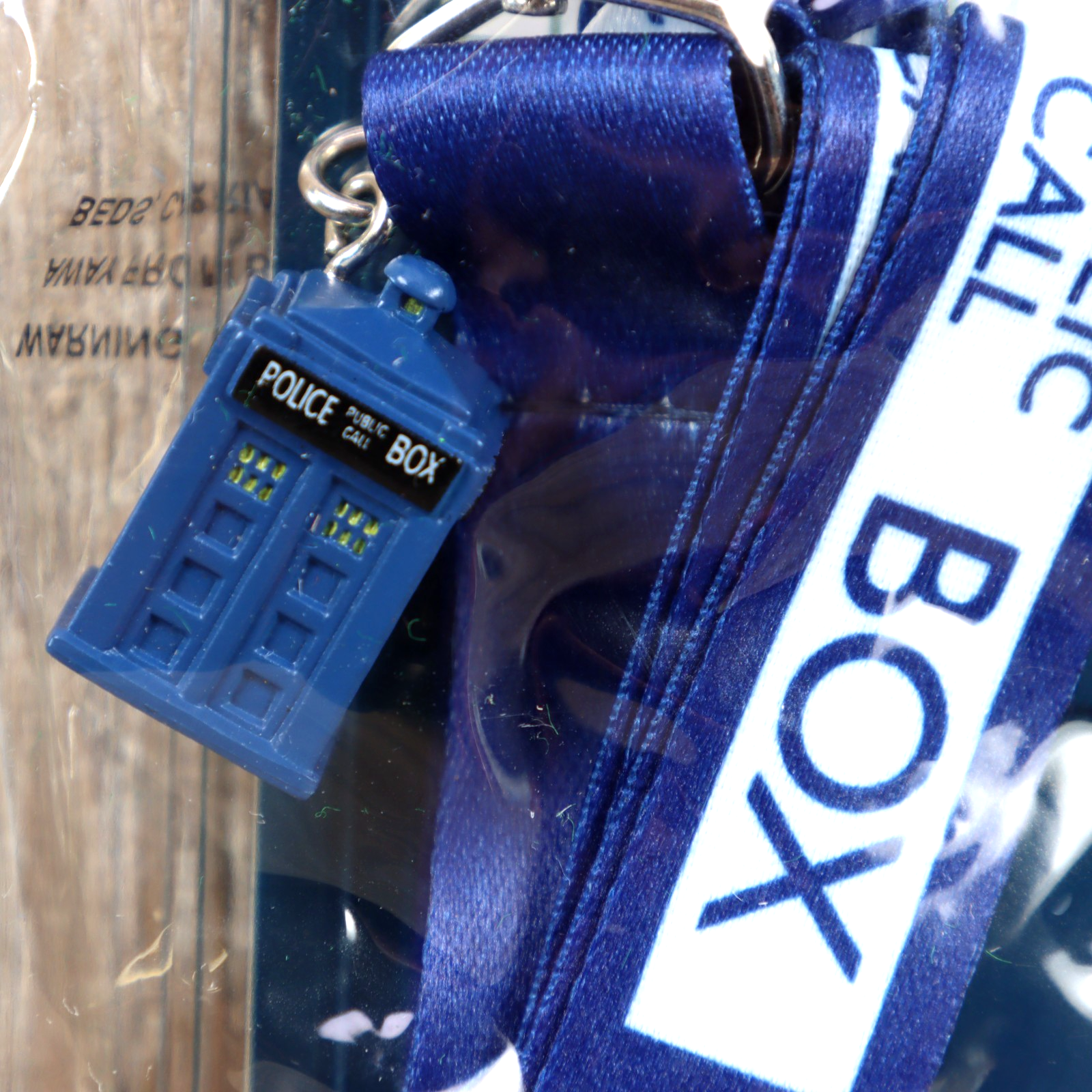 Doctor Who Lanyard Call Box With TARDIS Charm BBC Underground Toys 2012 Sealed - Image 4