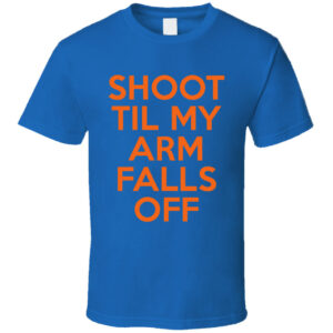 Kevin Durant Shoot Till My Arm Falls Off Basketball T Shirt