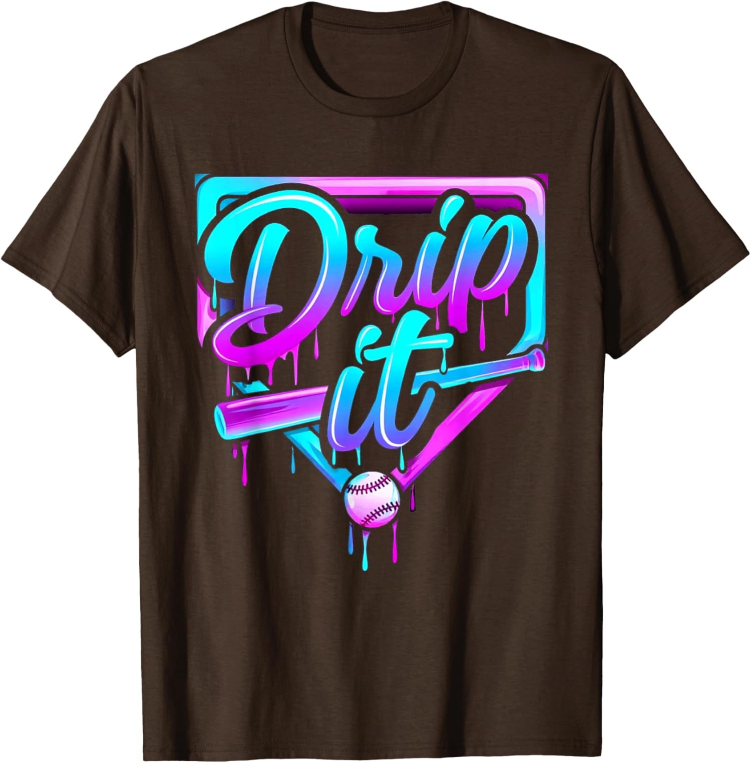 Baseball Lifestyle 101 Apparel Baseball Icecream Unisex T-Shirt