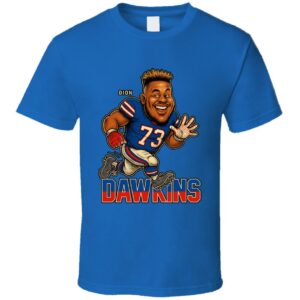 Dion Dawkins Football Caricature Fan T Shirt